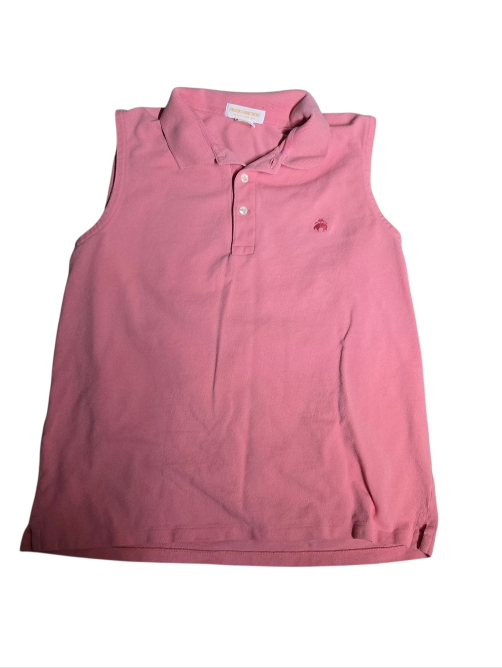 Brooks Brothers Women's Pink Sleeveless Polo Size Medium